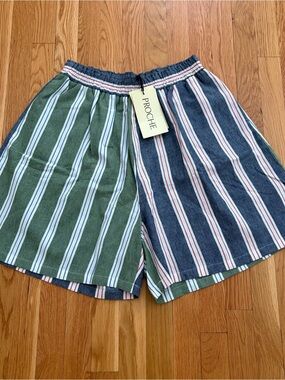 Proche Striped Cabana Shorts